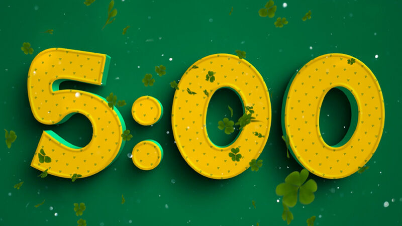 Shamrock Party St Patrick&rsquo;s Day Countdown